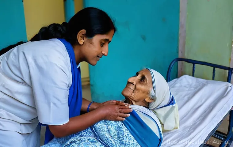 성녀 테레사의 사랑과 헌신 - **Prompt 2: A Beacon of Education in a Humble School**
    "A heartwarming and dynamic scene featuri...