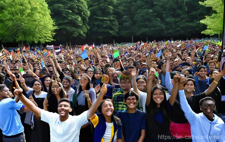 가톨릭 청년 운동의 역사 - **Prompt 2: Medieval Catholic Youth: Scholars and Servants**
    "Inside a sunlit medieval monastery...