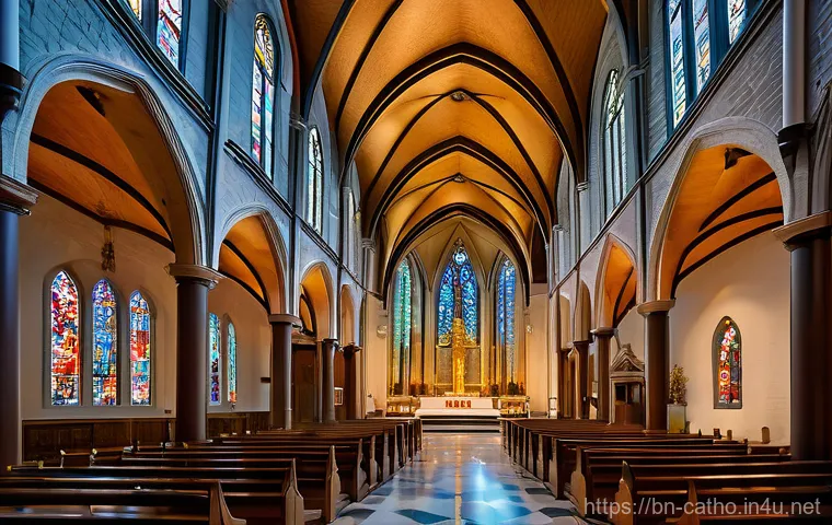 천주교와 공공 예술 프로젝트 - Image Prompt 1: The Luminous Embrace**